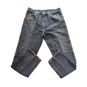 Men's Wrangler 20X Blue Straight Jeans 36x 32 Denim